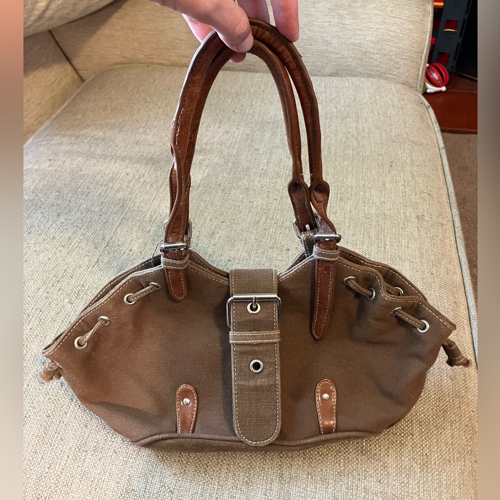 Brown boho buckle bag - Picture 2 of 4
